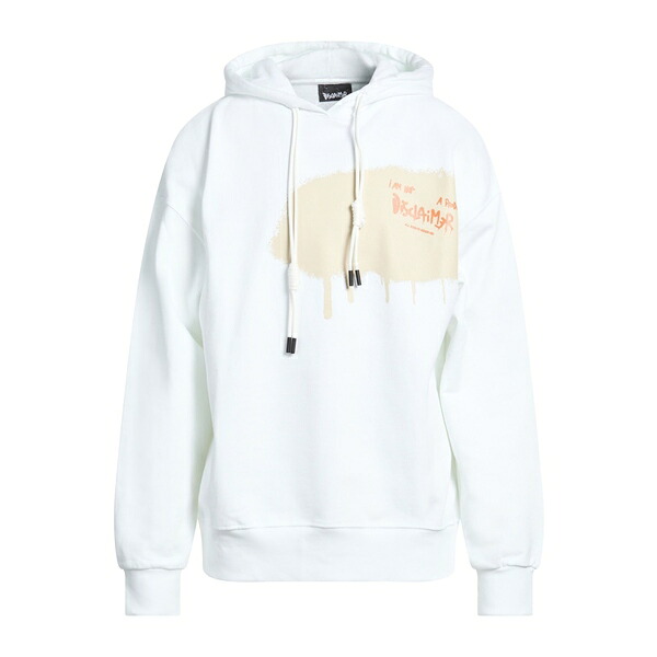 【貨物輸送無料】 ディスクレイマー メンズ パーカー・スウェットシャツ アウター Sweatshirts White