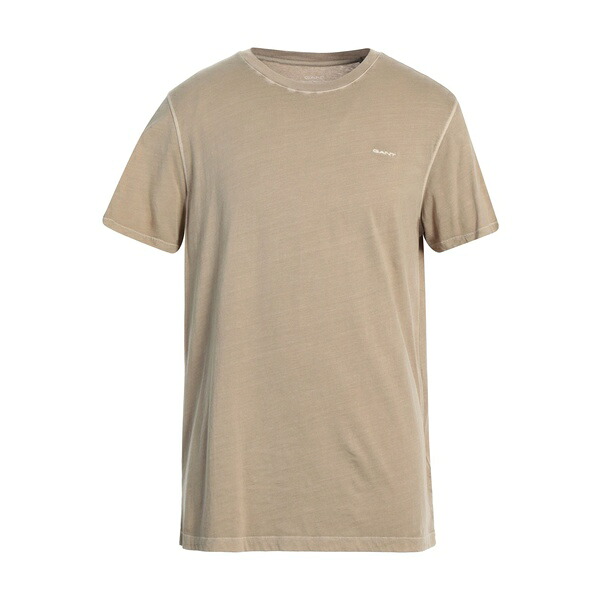【送料無料】 ガント メンズ Tシャツ トップス T-shirts Beige｜asty