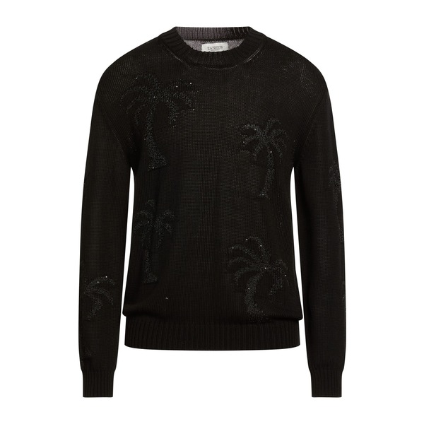 【送料無料】 ラネウス メンズ ニット&セーター アウター Sweaters Black｜asty