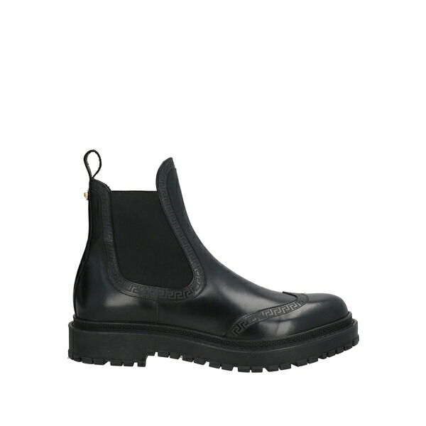 【貨物輸送無料】 ヴェルサーチ メンズ ブーツ シューズ Ankle boots Black