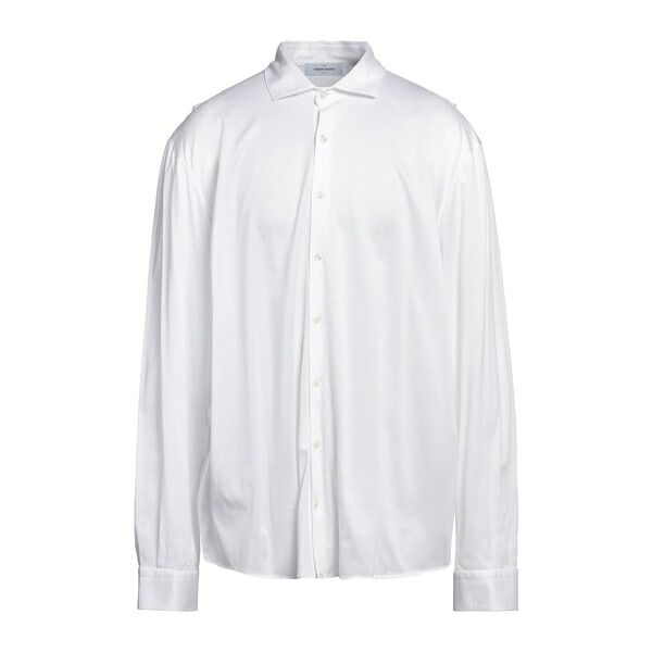【貨物輸送無料】 グランサッソ メンズ プルオーバー トップス Shirts White