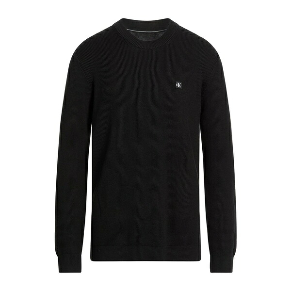 【貨物輸送無料】 カルバンクライン メンズ 編み物\u0026スウェーター アウター Sweaters Black ニット・セーター-メンズファッション-トップス