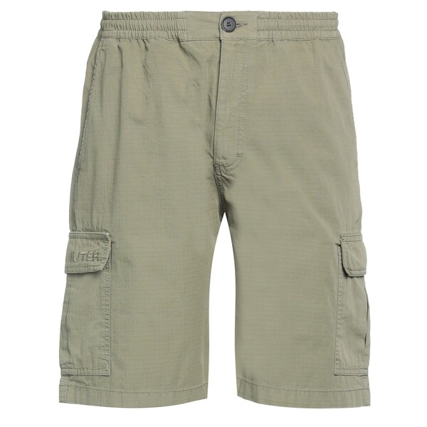 【貨物輸送無料】 アイウーター メンズ 心地よいズボン下 ボトムス Shorts \u0026 Bermuda Shorts Green ズボン・パンツ-メンズファッション