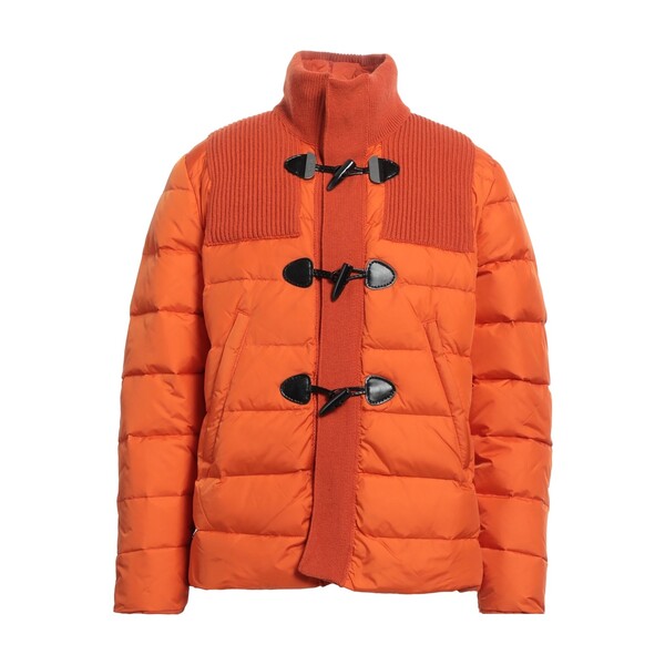 【送料無料】 バーク メンズ ジャケット＆ブルゾン アウター Puffers Orange｜asty