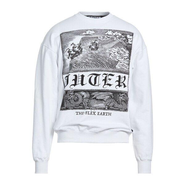 【貨物輸送無料】 アイウーター メンズ パーカー・スウェットシャツ アウター Sweatshirts White
