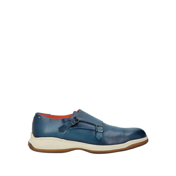 【送料無料】 サントーニ メンズ スリッポン・ローファー シューズ Loafers Blue｜asty