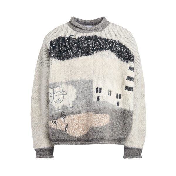 【貨物輸送無料】 マリアーノ メンズ 編み物\u0026ティーシャツ アウター Sweaters Grey
