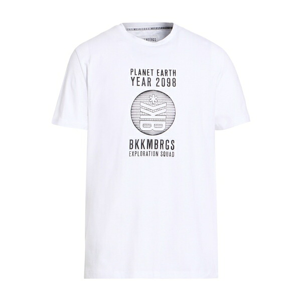 【貨物輸送無料】 ビッケンバーグス メンズ プルオーバー トップス T-shirts White