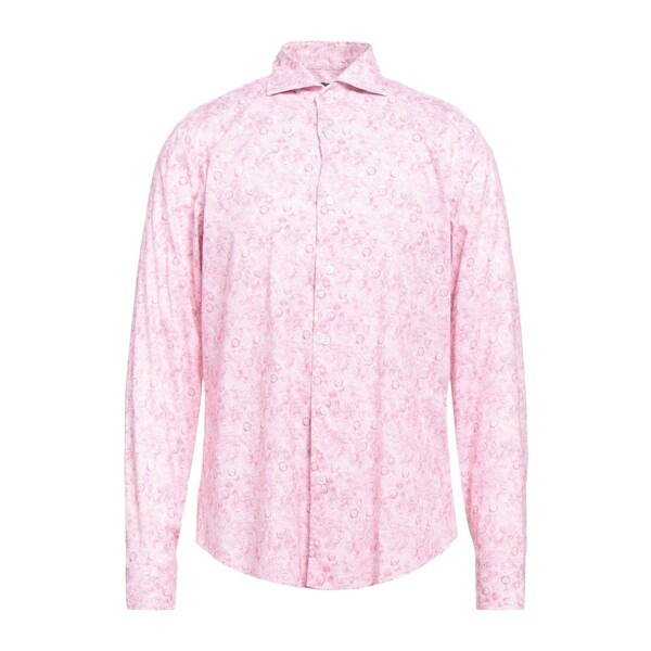【貨物輸送無料】 フェデーリ メンズ プルオーバー トップス Shirts Pink