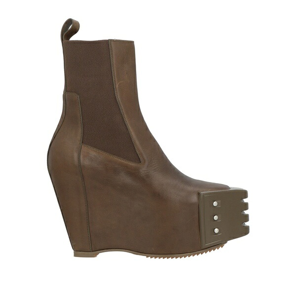 【貨物輸送無料】 リックオウエンス メンズ ブーツ シューズ Ankle boots Green