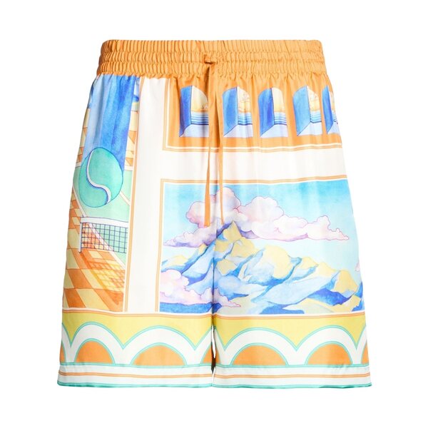 【送料無料】 カサブランカ メンズ カジュアルパンツ ボトムス Shorts & Bermuda Shorts Orange｜asty