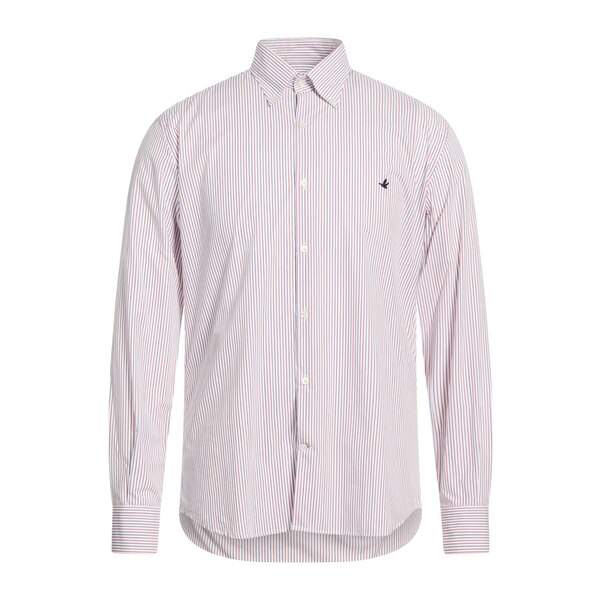 【送料無料】 ブルックスフィールド メンズ シャツ トップス Shirts White