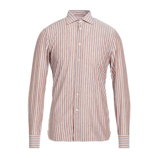 【貨物輸送無料】 ボリエッロ メンズ プルオーバー トップス Shirts Brown