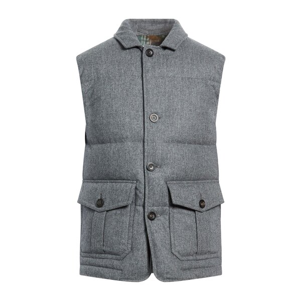 【送料無料】 モンテドーロ メンズ ジャケット&ブルゾン アウター Vests Grey|asty