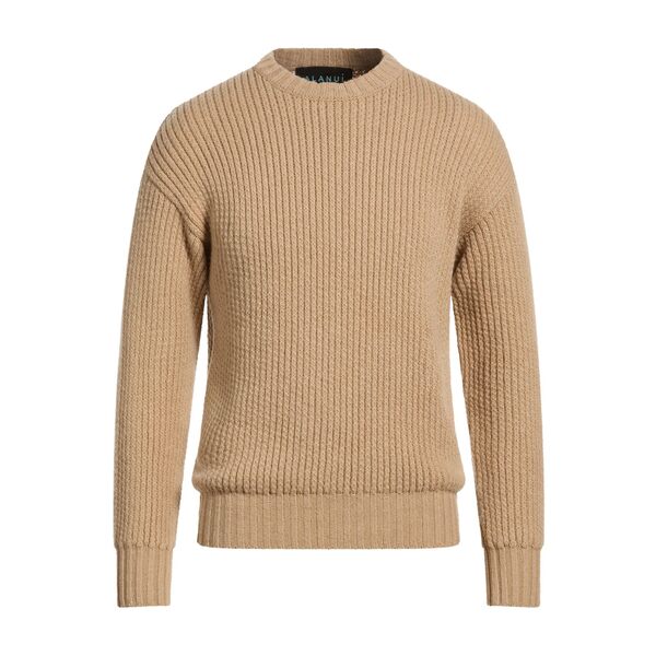 【貨物輸送無料】 アラヌイ メンズ 編み物\u0026ティーシャツ アウター Sweaters Beige