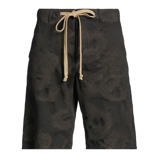 【送料無料】 ユマ・ワン メンズ カジュアルパンツ ボトムス Shorts \u0026 Bermuda Shorts Black