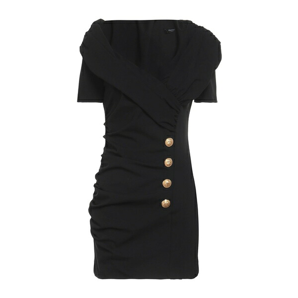 【送料無料】 バルマン レディース ワンピース トップス Mini dresses Black|asty