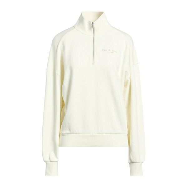【貨物輸送無料】 ラグアンドボーン レディース パーカー・スウェットシャツ アウター Sweatshirts White