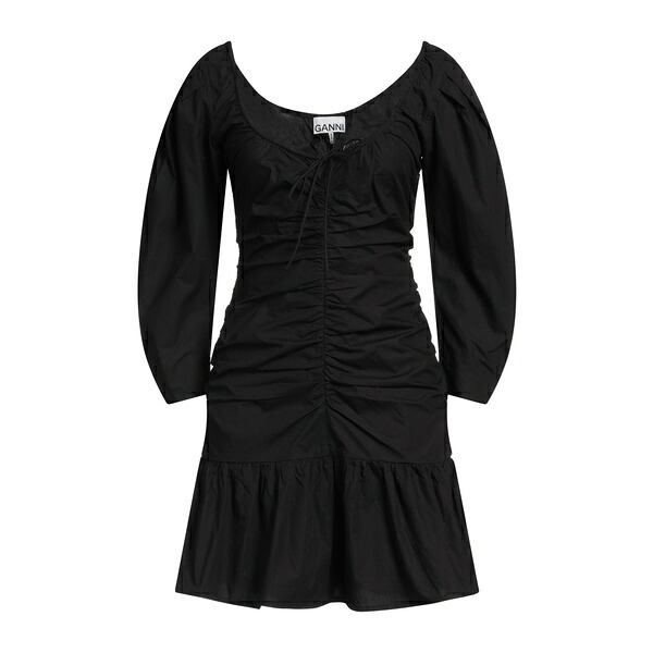 【送料無料】 ガニー レディース ワンピース トップス Mini dresses Black｜asty