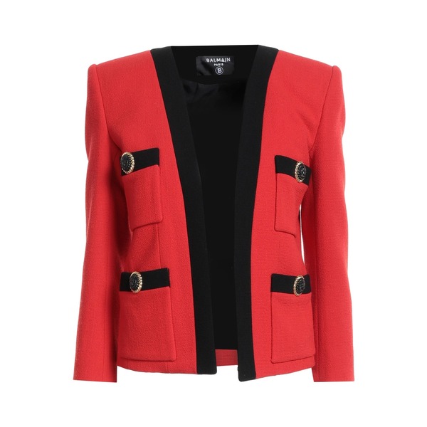 【貨物輸送無料】 バルマン レディース 上衣＆上衣 アウター Jackets Red