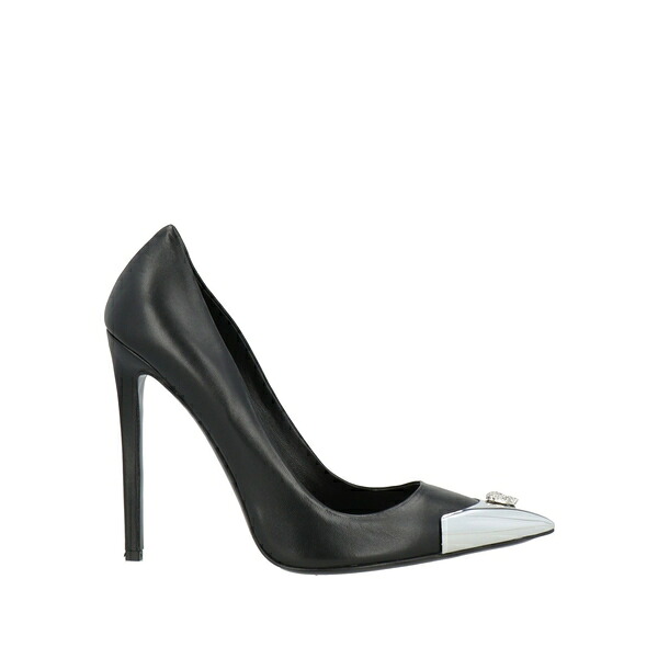 【貨物輸送無料】 フィリップ飾り気の無い レディース パンプス シューズ Pumps Black