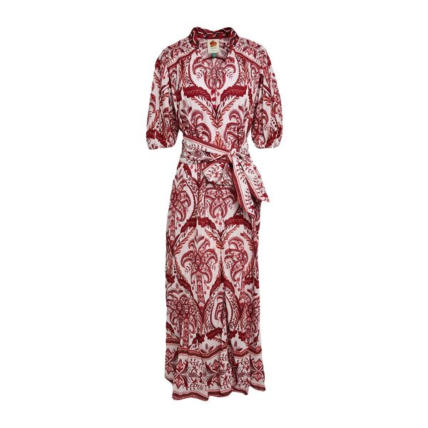 【送料無料】 ファーム リオ レディース ワンピース トップス Maxi dresses Red｜asty
