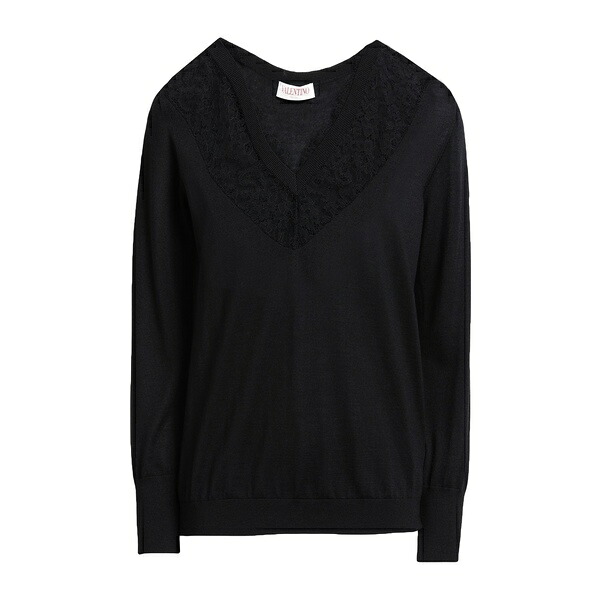 【貨物輸送無料】 ヴァレンティノ ガラヴァーニ レディース 編み物\u0026プルオーバー アウター Sweaters Black