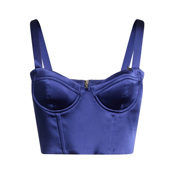 【送料無料】 ディヴァディヴァイン レディース Tシャツ トップス Tops Blue|asty