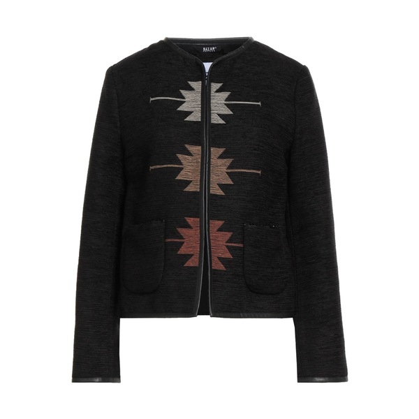 【貨物輸送無料】 バザー晴れ晴れしい レディース 上衣＆上衣 アウター Jackets Black