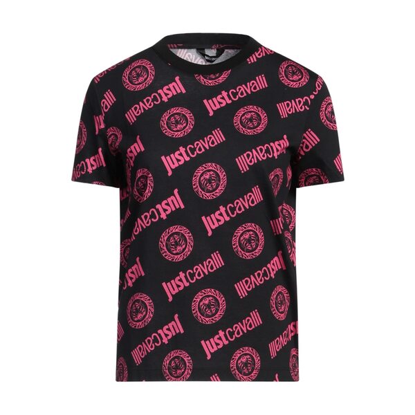 【貨物輸送無料】 ロベルトカヴァリ レディース プルオーバー トップス T-shirts Black