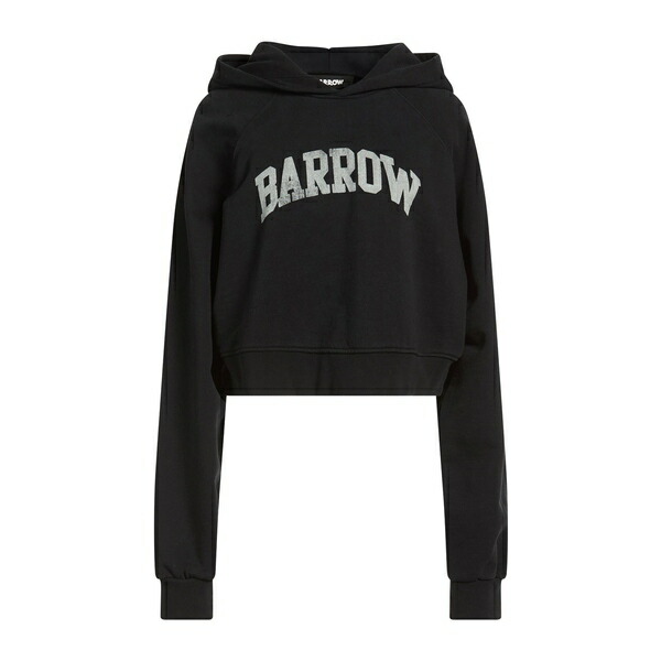 【貨物輸送無料】 バロウ レディース パーカー・スウェットシャツ アウター Sweatshirts Black