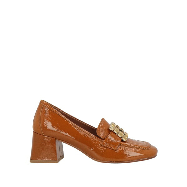 【貨物輸送無料】 ジェイ|ディー ジュリー ディー レディース スリッポン・ローファー シューズ Loafers Brown