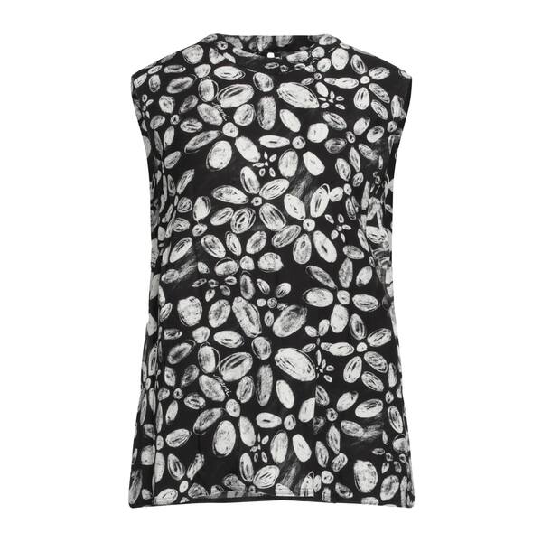 【送料無料】 マルニ レディース Tシャツ トップス Tops Black｜asty