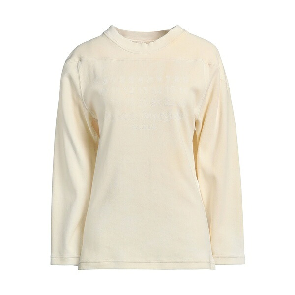 【貨物輸送無料】 マルタンマルジェラ レディース パーカー・スウェットシャツ アウター Sweatshirts White