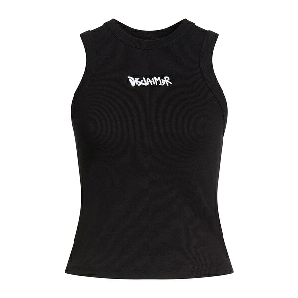 【送料無料】 ディスクレイマー レディース Tシャツ トップス Tank tops Black｜asty 8,725円