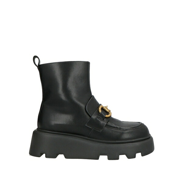 【貨物輸送無料】 トスカブルー? レディース ブーツ シューズ Ankle boots Black