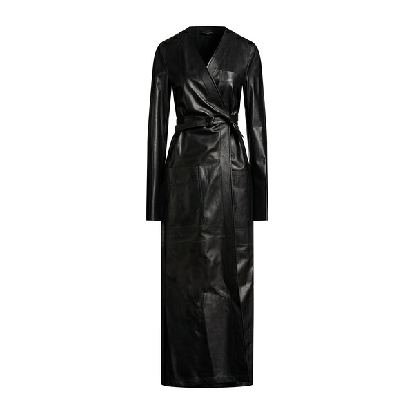 【貨物輸送無料】 ファビアナ フィリッピ レディース 上衣＆上衣 アウター Overcoats \u0026 Trench Coats Black