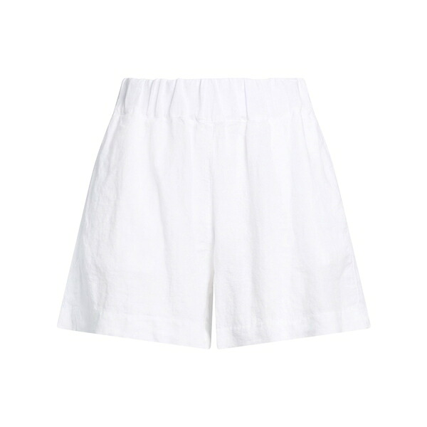 【貨物輸送無料】 １２０％リノ レディース 心地好いズボン下 ボトムス Shorts \u0026 Bermuda Shorts White