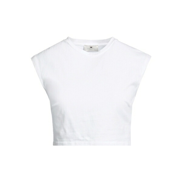 【貨物輸送無料】 エリザベスフランキ レディース プルオーバー トップス T-shirts White