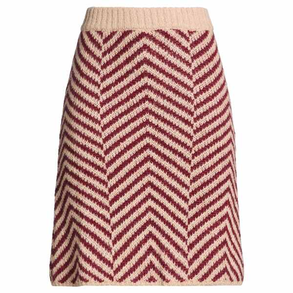 【送料無料】 クロッチ レディース スカート ボトムス Midi skirts Red