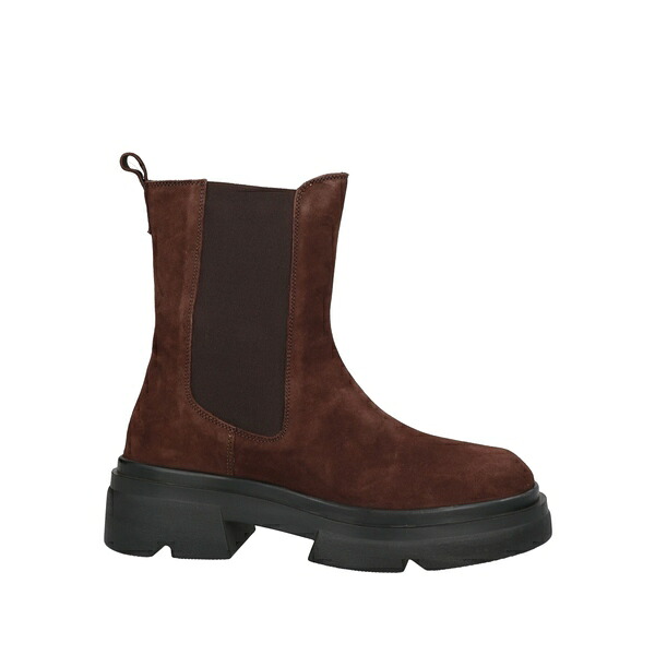 【貨物輸送無料】 エマヌエーレ ヴェー レディース ブーツ シューズ Ankle boots Brown