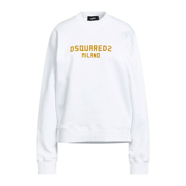 【貨物輸送無料】 ディースクエアード レディース パーカー・スウェットシャツ アウター Sweatshirts White