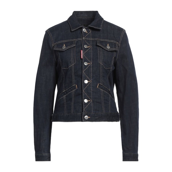 【送料無料】 ディースクエアード レディース ジャケット＆ブルゾン アウター Denim outerwear Blue｜asty 48,480円