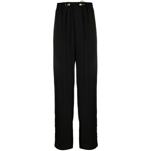 ヴェルサーチ メンズ カジュアルパンツ ボトムス Drawstring-fastening cotton track pants Black｜asty 115,900円