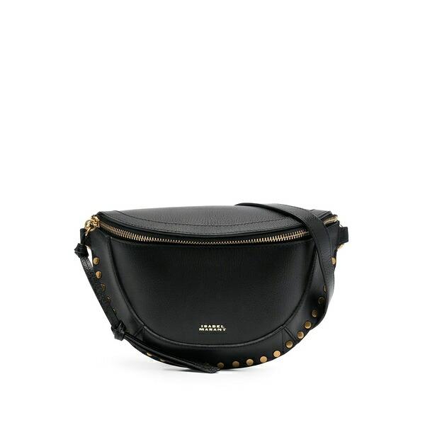 イザベル マラン レディース ハンドバッグ バッグ Skano grained-leather shoulder bag Black