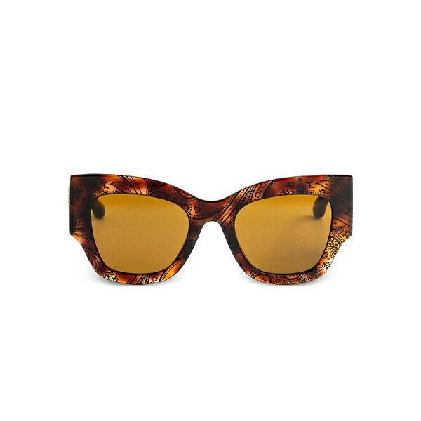 エトロ レディース サングラス＆アイウェア アクセサリー Cat-eye frame sunglasses Brown｜asty
