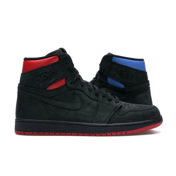 Jordan ジョーダン メンズ スニーカー  【Jordan 1 Retro High OG Quai 54】  大きさ US_9(27.0糎) Black/Italy Blue-University Red