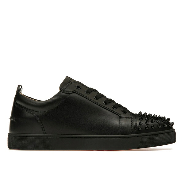 Christian Louboutin クリスチャン ルブタン メンズ スニーカー  【Christian Louboutin Louis Junior Spikes Flat Black】  サイズ US_7(25.0cm) Black/Silver