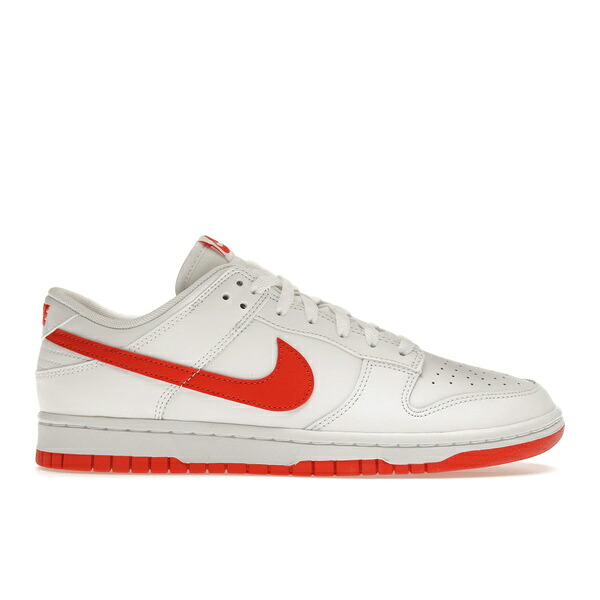 Nike ナイキ メンズ スニーカー  【Nike Dunk Low Retro White Picante Red】  大きさ US_9.5(27.5糎) White/Picante Red