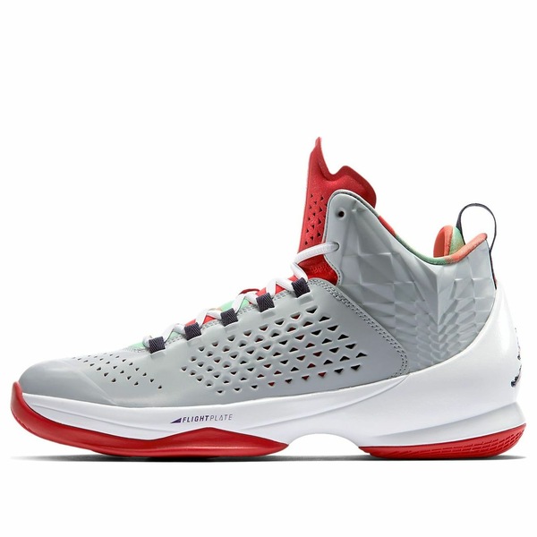 Jordan ジョーダン メンズ スニーカー  【Air Jordan Melo M11 \u0027Grey Red\u0027 716227-015】  大きさ US_7(25.0珊)